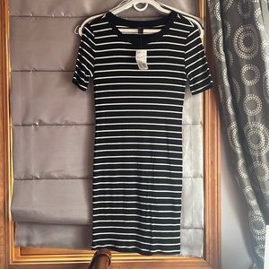 Tight fitting tshirt dress